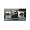 NasGas DG-GN30 Built-in Hob – 3 Burner Tempered Glass Gas Stove with 5.5Kw Burners