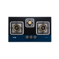 NasGas DG-225 G Built-in Hob – 3 Burner Tempered Glass Gas Stove with 5.5Kw Burners
