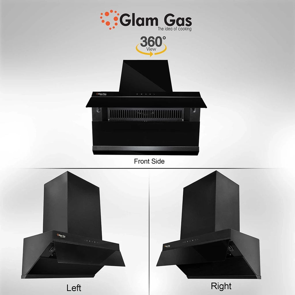 Glam Gas Strom Slim Range Hood – Hidden or Exposed Fit, 75cm & 90cm
