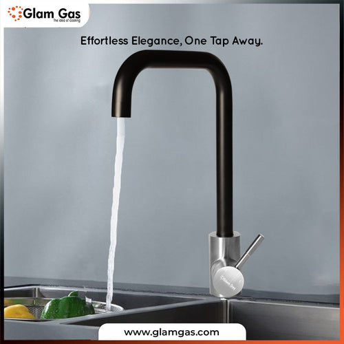 Glam Gas B-11 Kitchen Sink Faucet – Stainless Steel Single Lever
