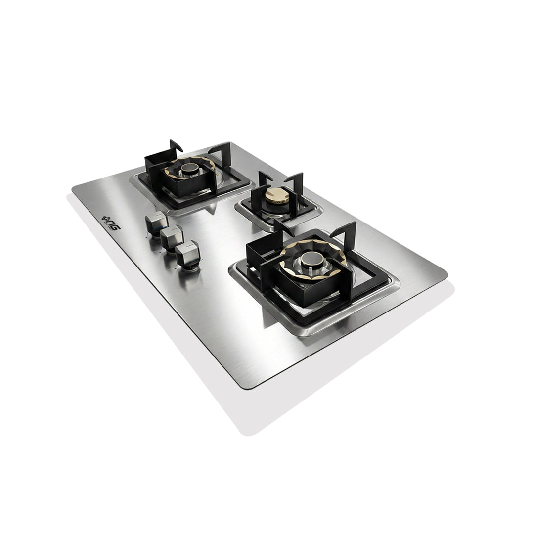 Nasgas Build In Hob DG-1530 SS – 3 Burner Stainless Steel Hob