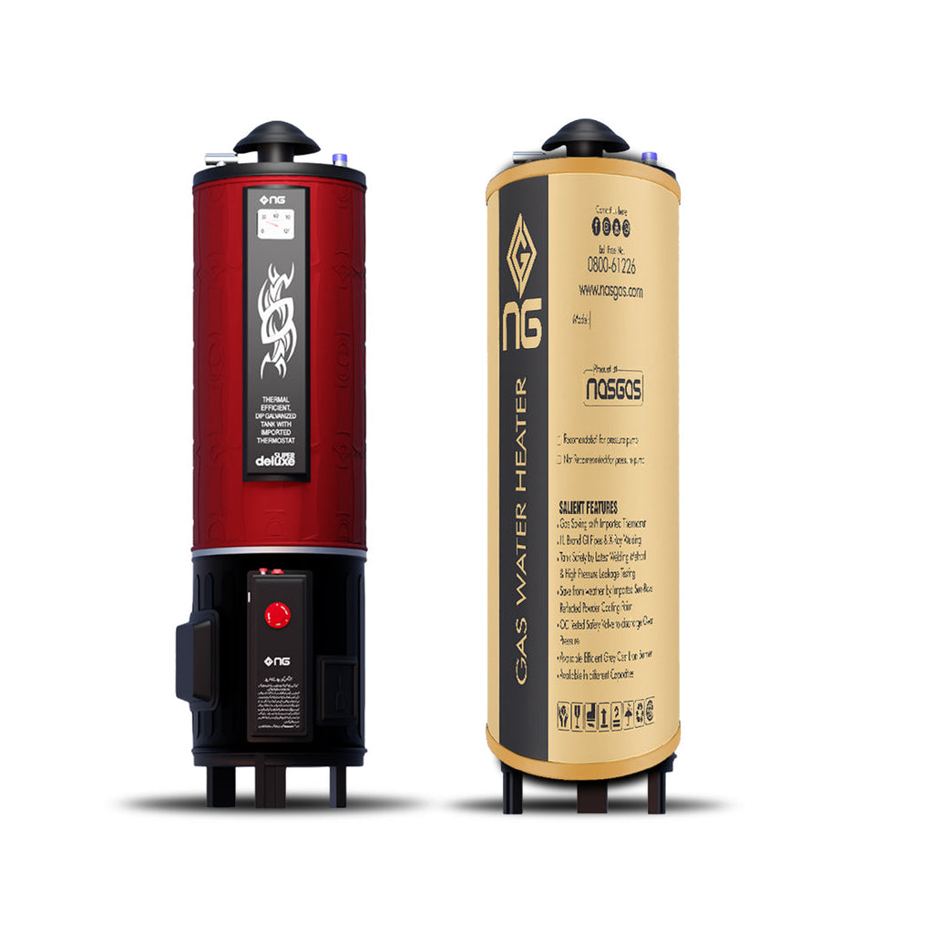 Electric Gas Water Heater DEG-15 Super Delux Double Safety Geyser