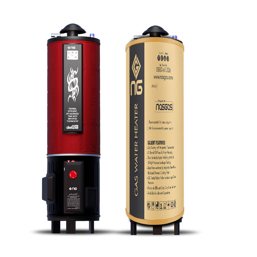 Electric Gas Water Heater DEG-35 Super Delux Double Safety Geyser