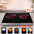 Glam Gas Hot Glow-920 Infrared Ceramic Cooker – Double Burner Electric Stove