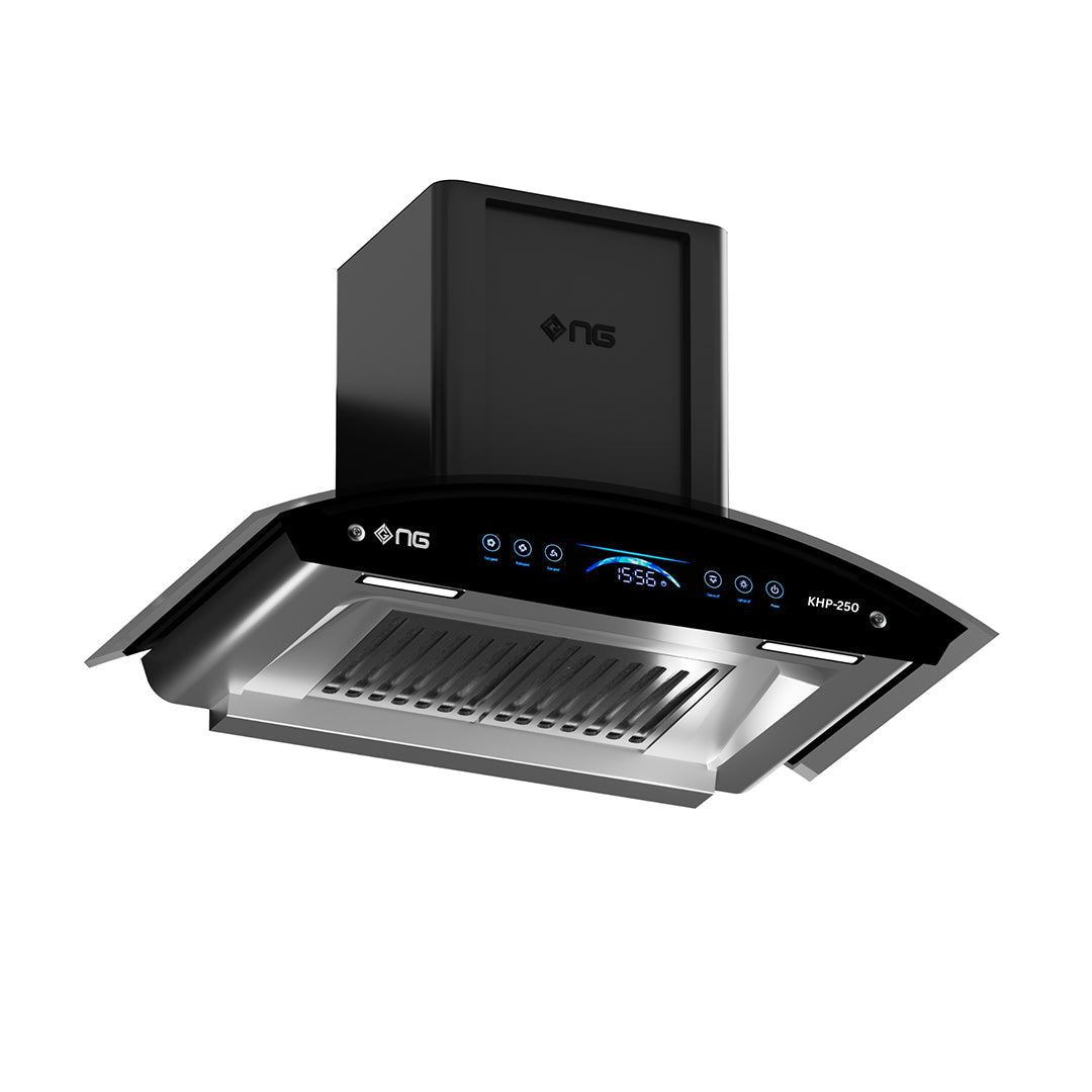 NasGas 60cm Smart Fit Glass Kitchen Hood (KHD-250)