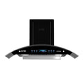 NasGas 86cm Smart Arc Glass Kitchen Hood (KHD-280)