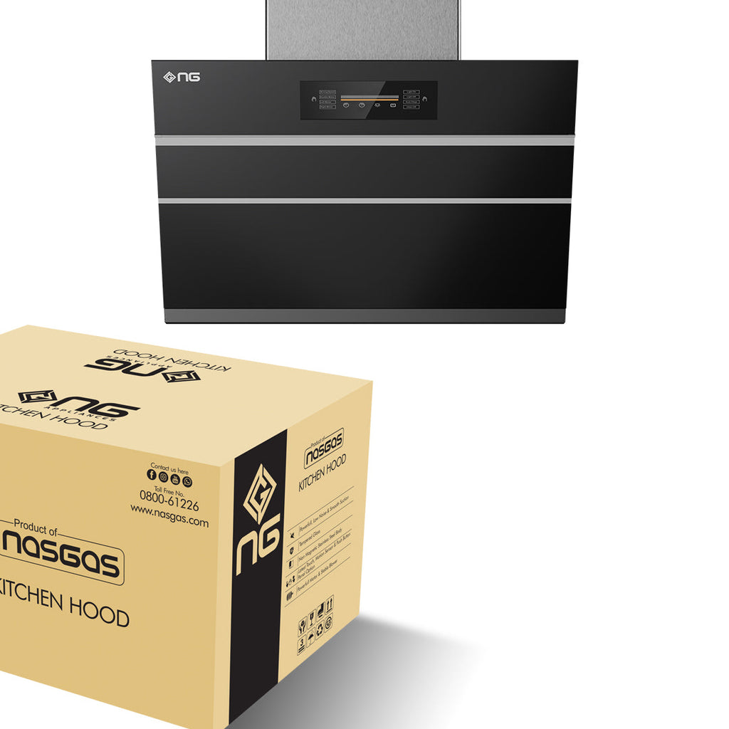 NasGas Compact Double-Motor Smart Kitchen Hood (KHD-350)