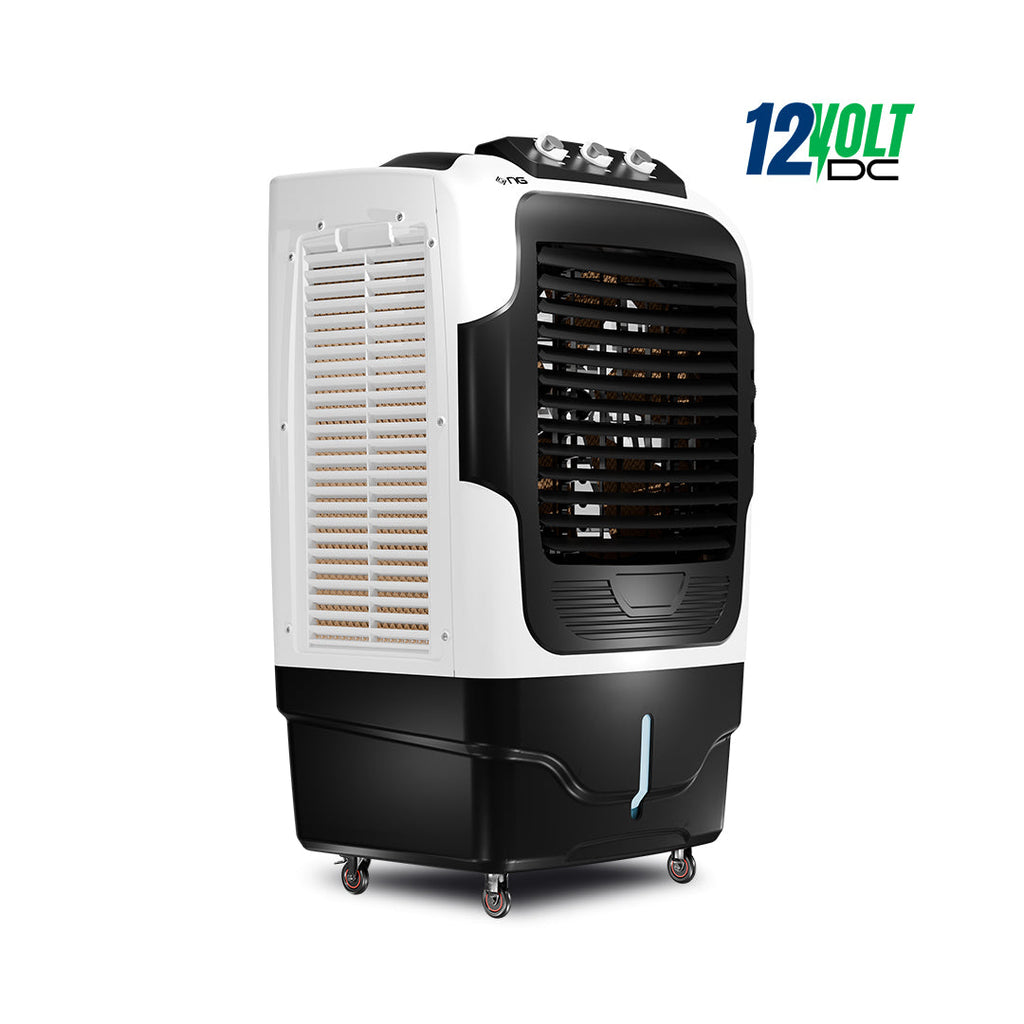 NasGas DC-Turbo NAC-9400 | 12 Volt DC Solar Air Cooler | 60L Jumbo Tank | Heavy Duty 100W Motor | Works on Battery/Solar