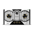 NasGas DG-147 Built-in Hob – 3 Brass Burners Stainless Steel Gas Stove with Auto Ignition