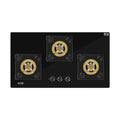 NasGas DG-227 G Built-in Hob – 3 Large 5Kw Burners with Tempered Glass Top