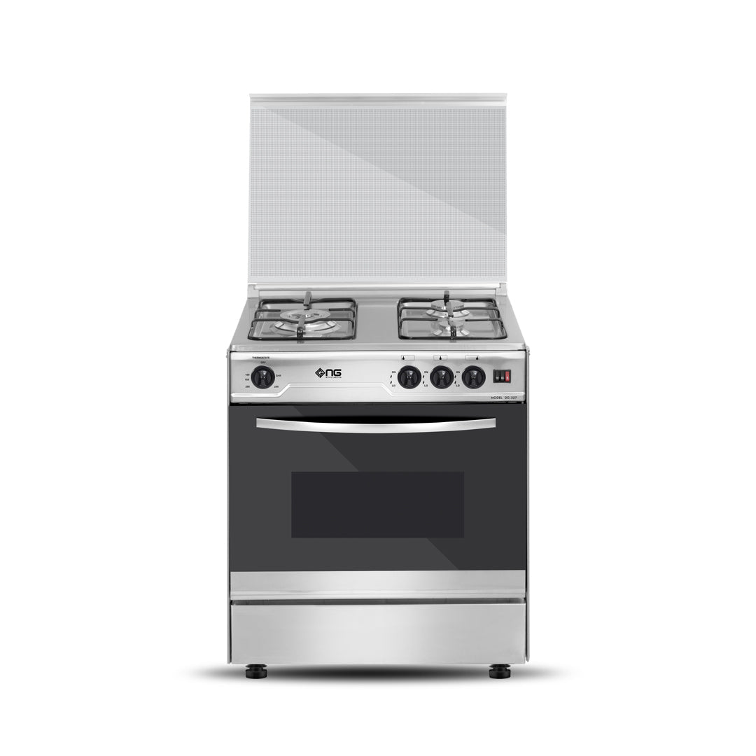 NasGas DG-327 Cooking Range - 3 Burner Single Door - Stainless Steel