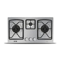 NasGas DG-333 Built-in Hob – 3 Burner Non-Magnetic Stainless Steel Gas Stove