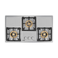NasGas DG-227 S Built-in Hob – 3 Large 5Kw Burners Stainless Steel Gas Stove