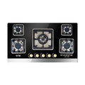 NasGas DG-GN 5 Built-in Hob – 5 Burner Tempered Glass Gas Stove with Auto Ignition