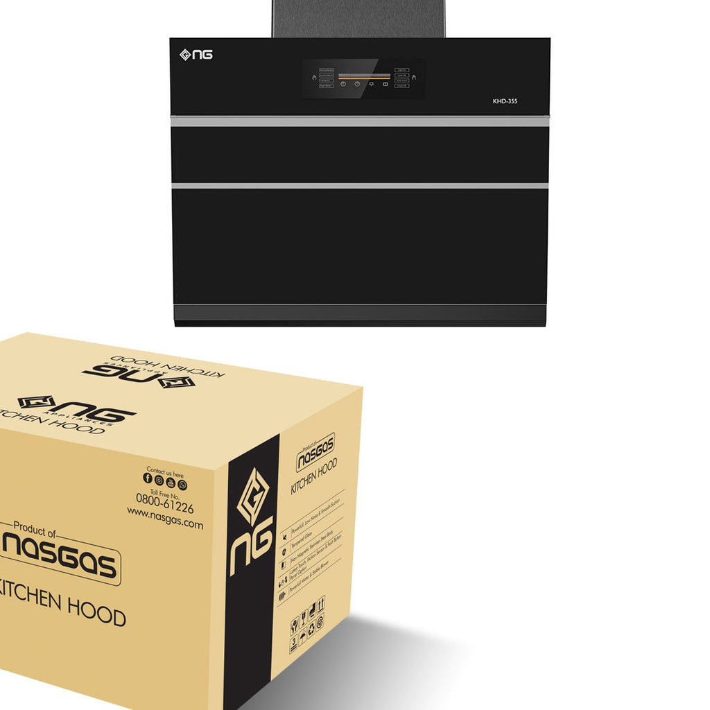 NasGas Double Motor Auto-Clean Smart Hood (KHD-355)
