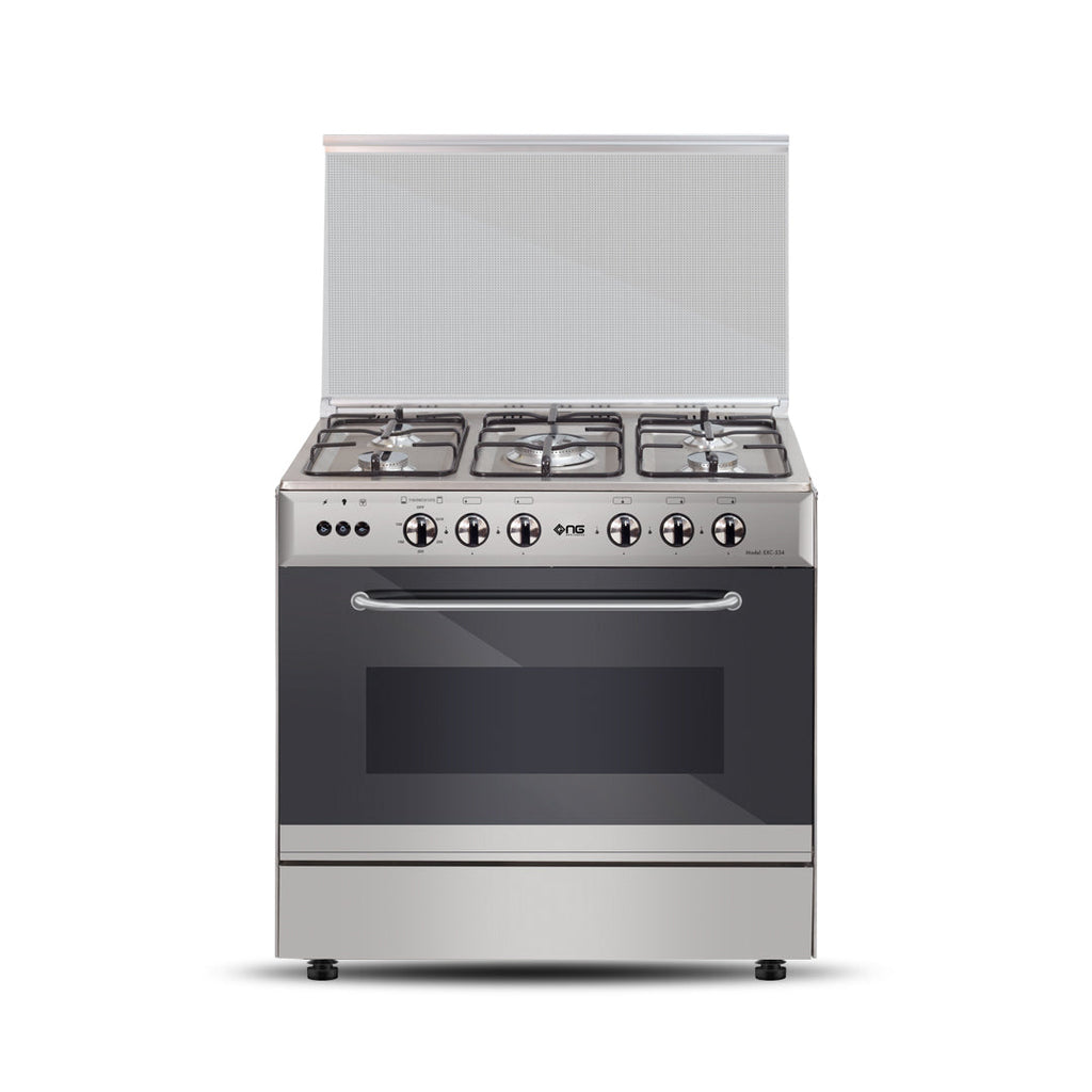 NasGas EXC-534 Cooking Range - 5 Burner Single Door - Stainless Steel