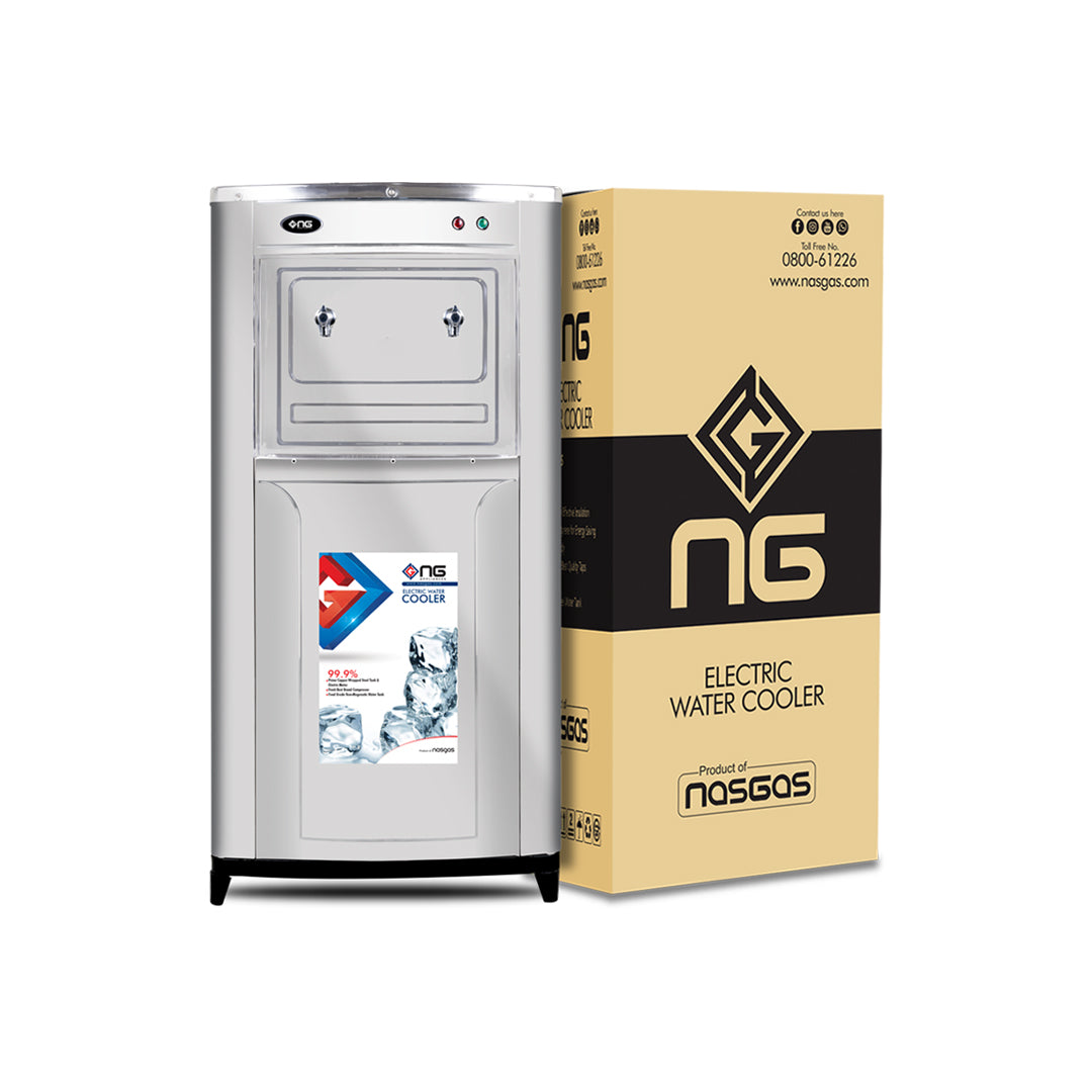 NasGas Electric Water Cooler 35 Litre - (NC-35) Stainless Steel Body