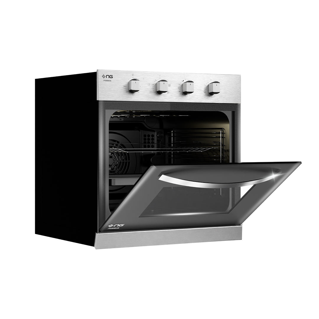 NasGas NG-551 Dual Fuel Built-in Oven | 65L Stainless Steel (Electric & Gas)