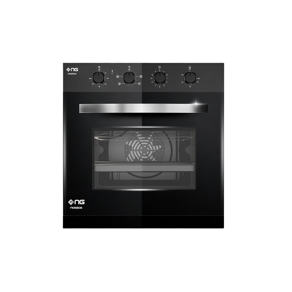 NasGas NG-552 Dual Fuel Built-in Oven | 56L Electric & Gas with Convection Fan & Rotisserie