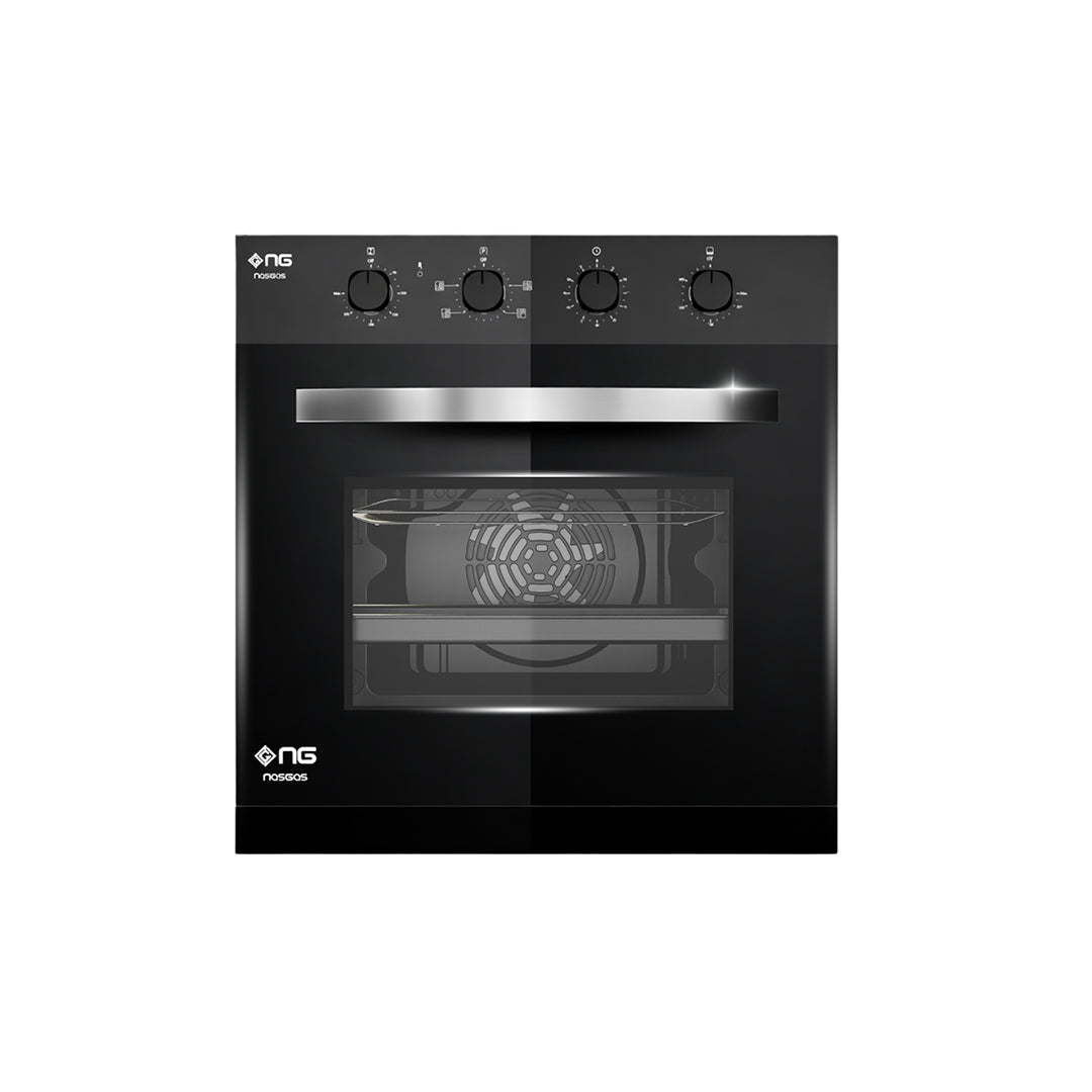 NasGas NG-552 Dual Fuel Built-in Oven | 56L Electric & Gas with Convection Fan & Rotisserie