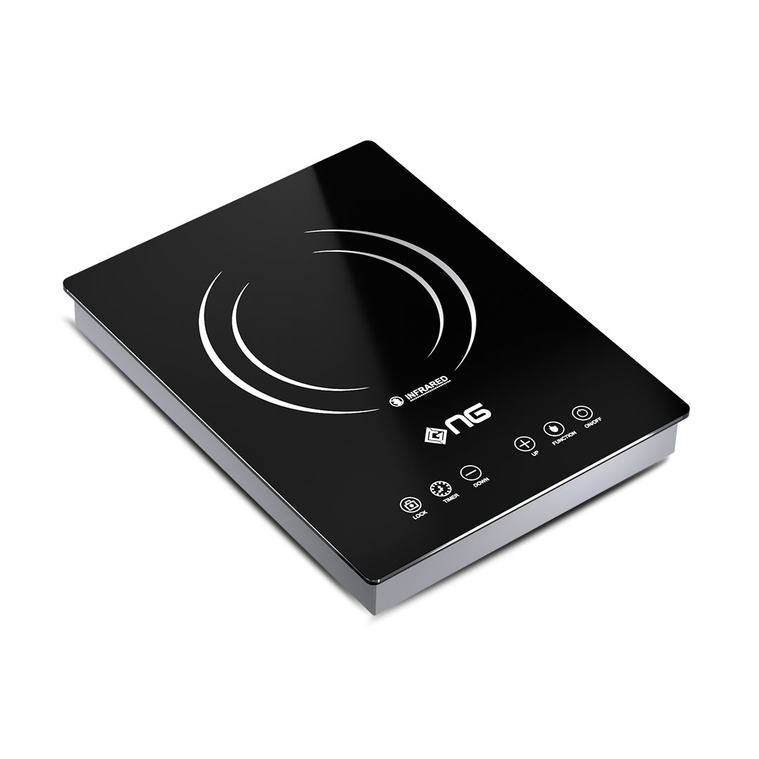 NasGas NTC-123 Single Burner 2200W Infrared Cooker - Touch Control Ceramic Stove