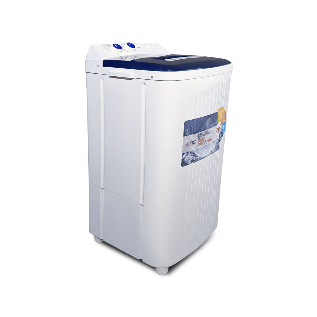 NasGas NWM-110 SD Pro 10Kg Single Tub Washing Machine (Jumbo Shower Wash)