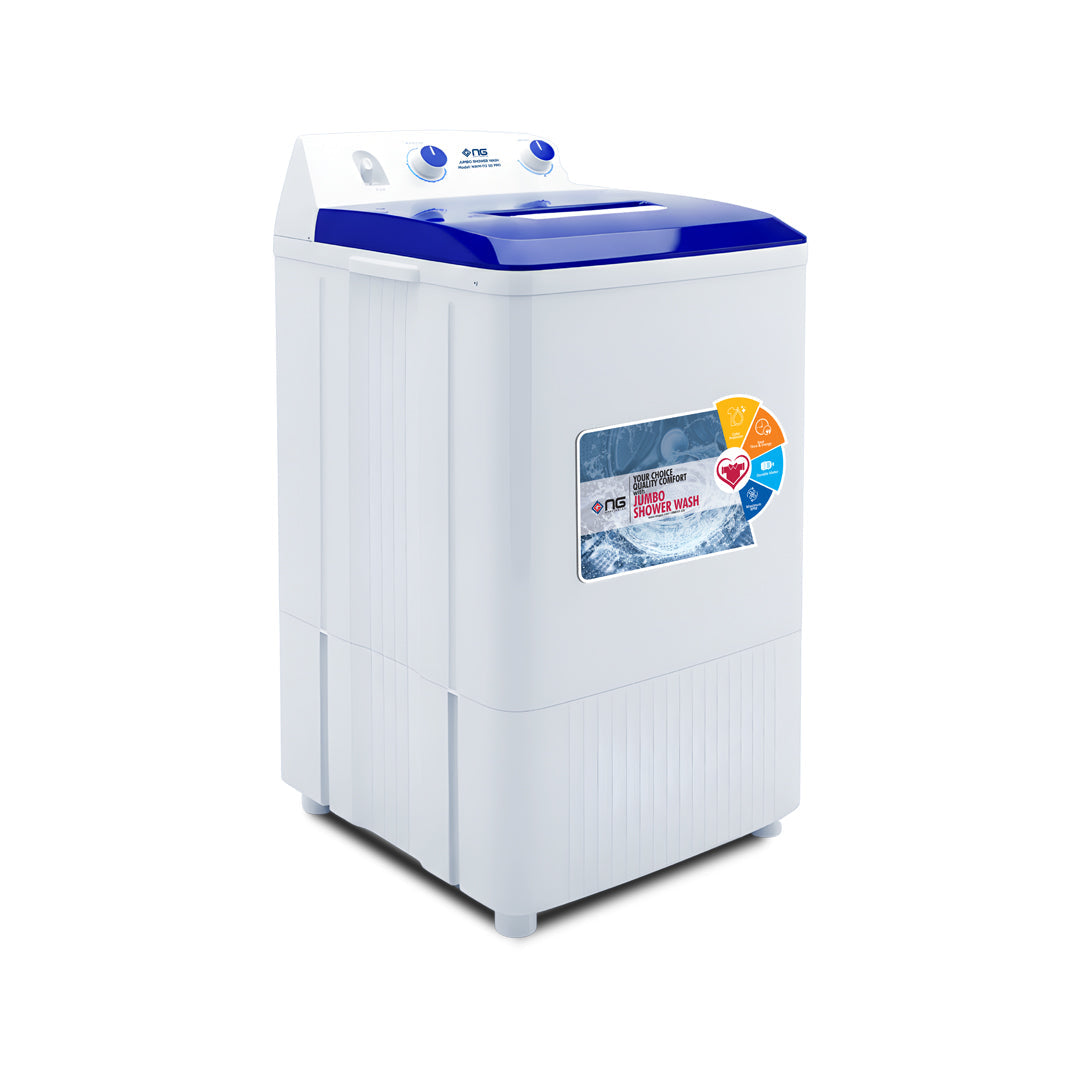 NasGas NWM-112 SD Pro 12Kg Single Tub Washer (Jumbo Shower Wash)