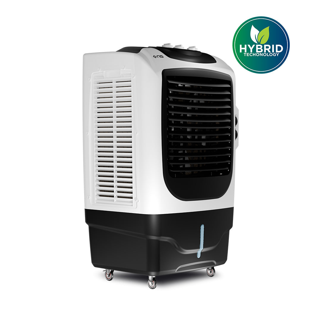 NasGas Pro-Hybrid NAC-9800 | 60L Jumbo AC/DC Hybrid Cooler | Dual Power (Solar & 220V) | 100W Low Wattage | 1350 CFM