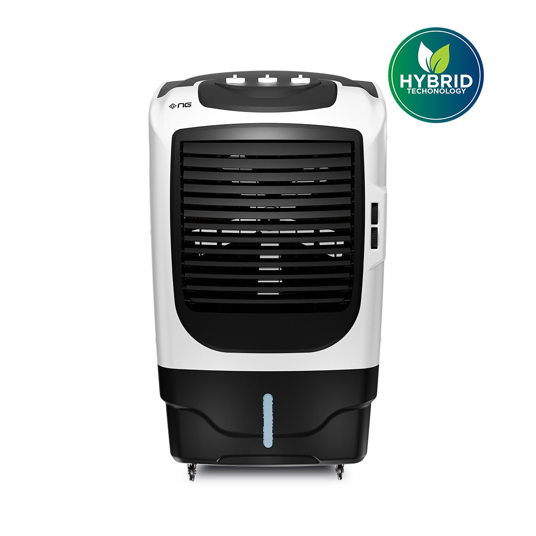 NasGas Pro-Hybrid NAC-9800 | 60L Jumbo AC/DC Hybrid Cooler | Dual Power (Solar & 220V) | 100W Low Wattage | 1350 CFM