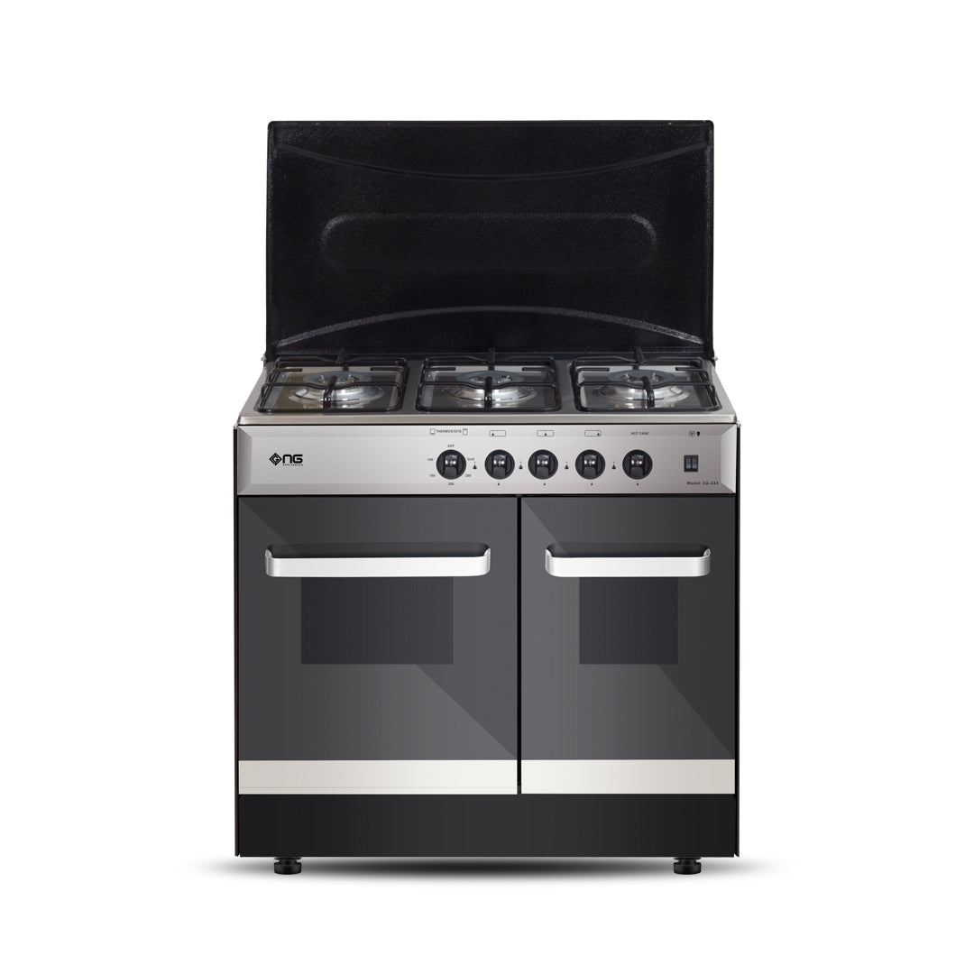 NasGas SG-334 Cooking Range - 3 Burner Double Door
