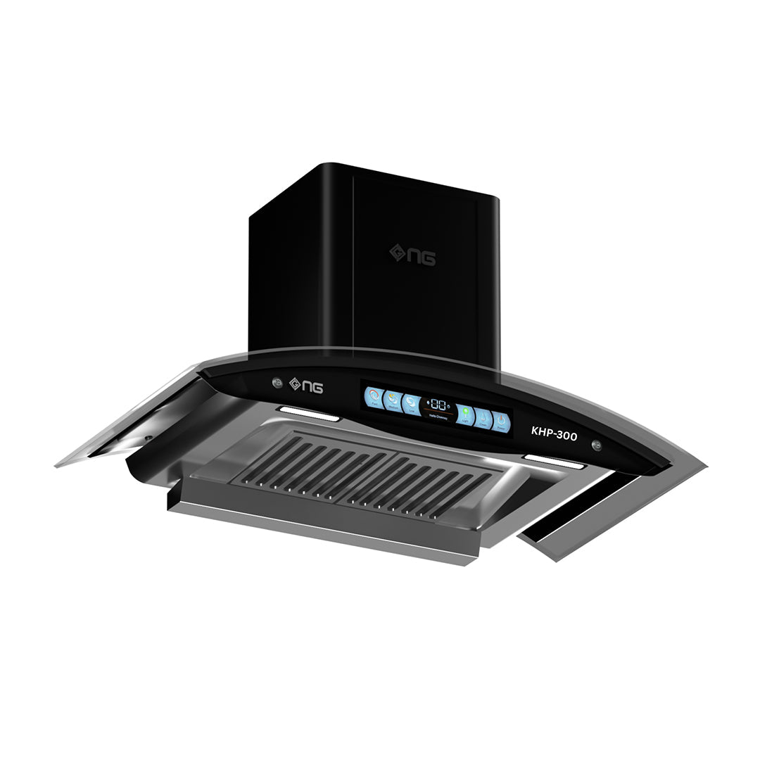 NasGas Smart Voice-Control Glass Kitchen Hood (KHD-300)