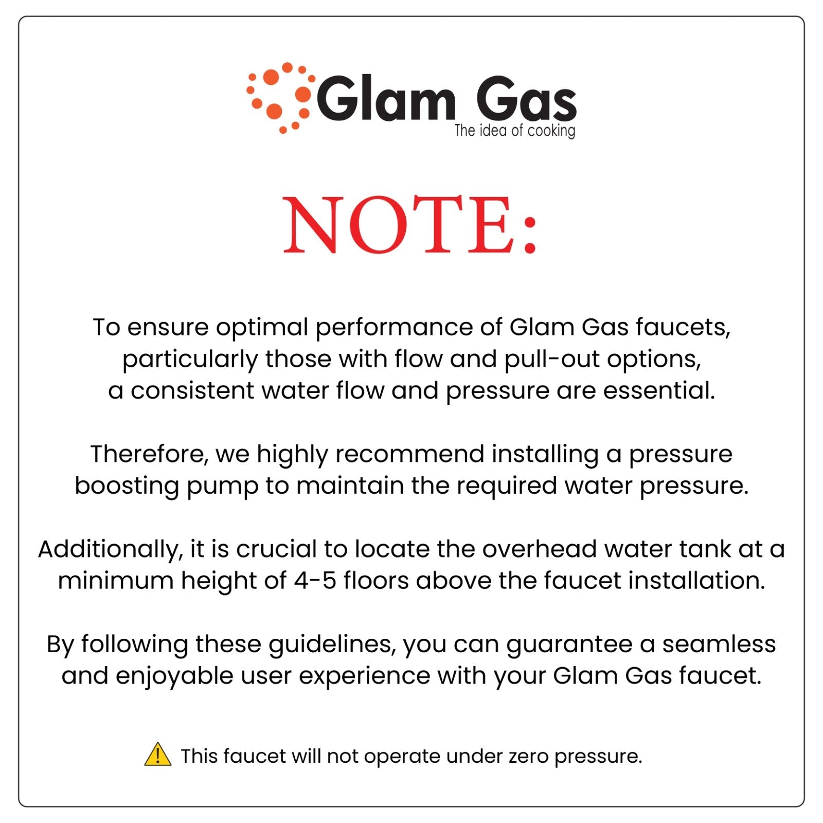 Glam Gas Flow-12 Kitchen Sink Mixer – Pull-Out Stainless Steel Faucet