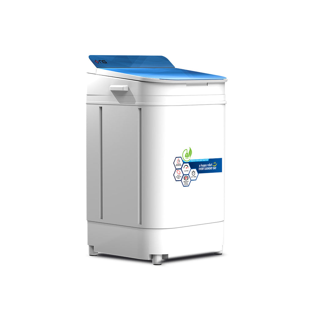 NasGas NGD-201 Glass Top 8Kg Spin Dryer (Double Body)